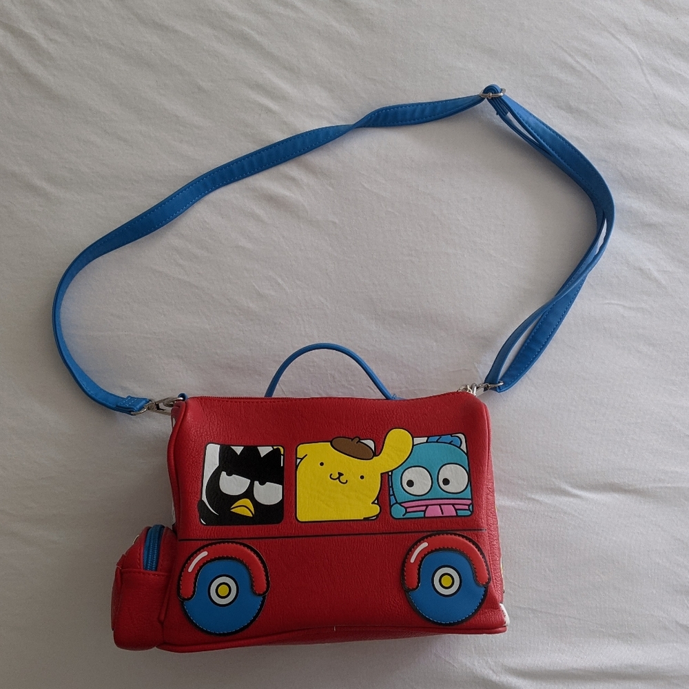 VGUC Loungefly Hello Kitty HK Bus Crossbody Bag